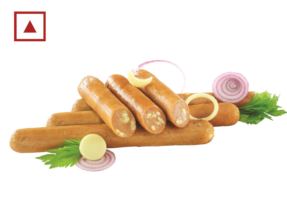 CHICKEN CHEESE & ONION SAUSAGES